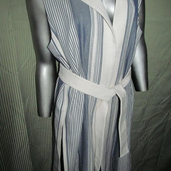 Lafayette 148 New York Calico Awning-Stripe Fergie SZ XL - Picture 3 of 5